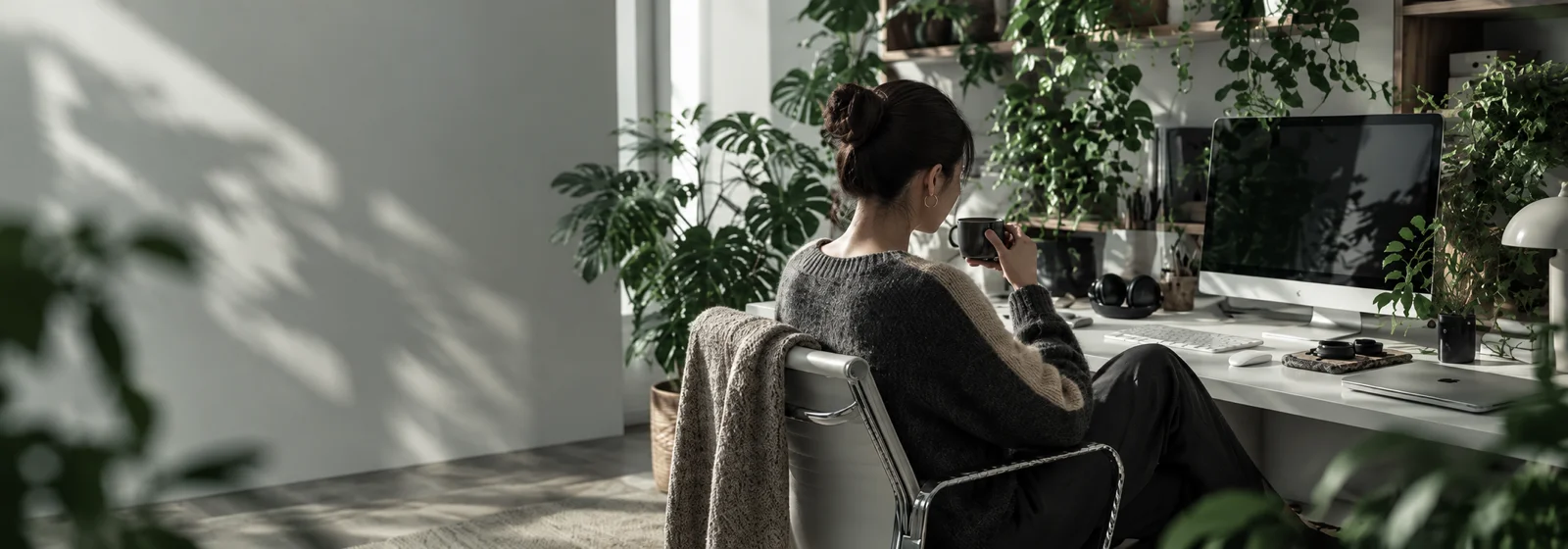 Banner cate góc xanh